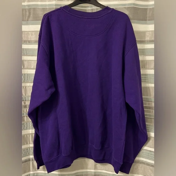 East Carolina University Pirates Purple Crew Sweatshirt - Picture 2 of 8